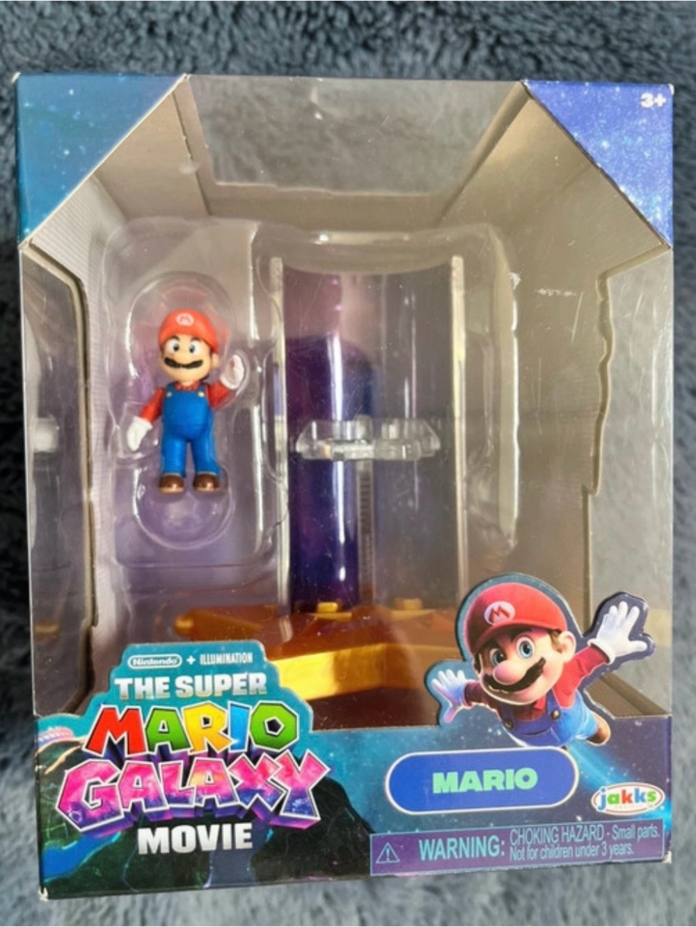 Jakks The Super Mario Galaxy Movie Mario Figure - Red & Blue